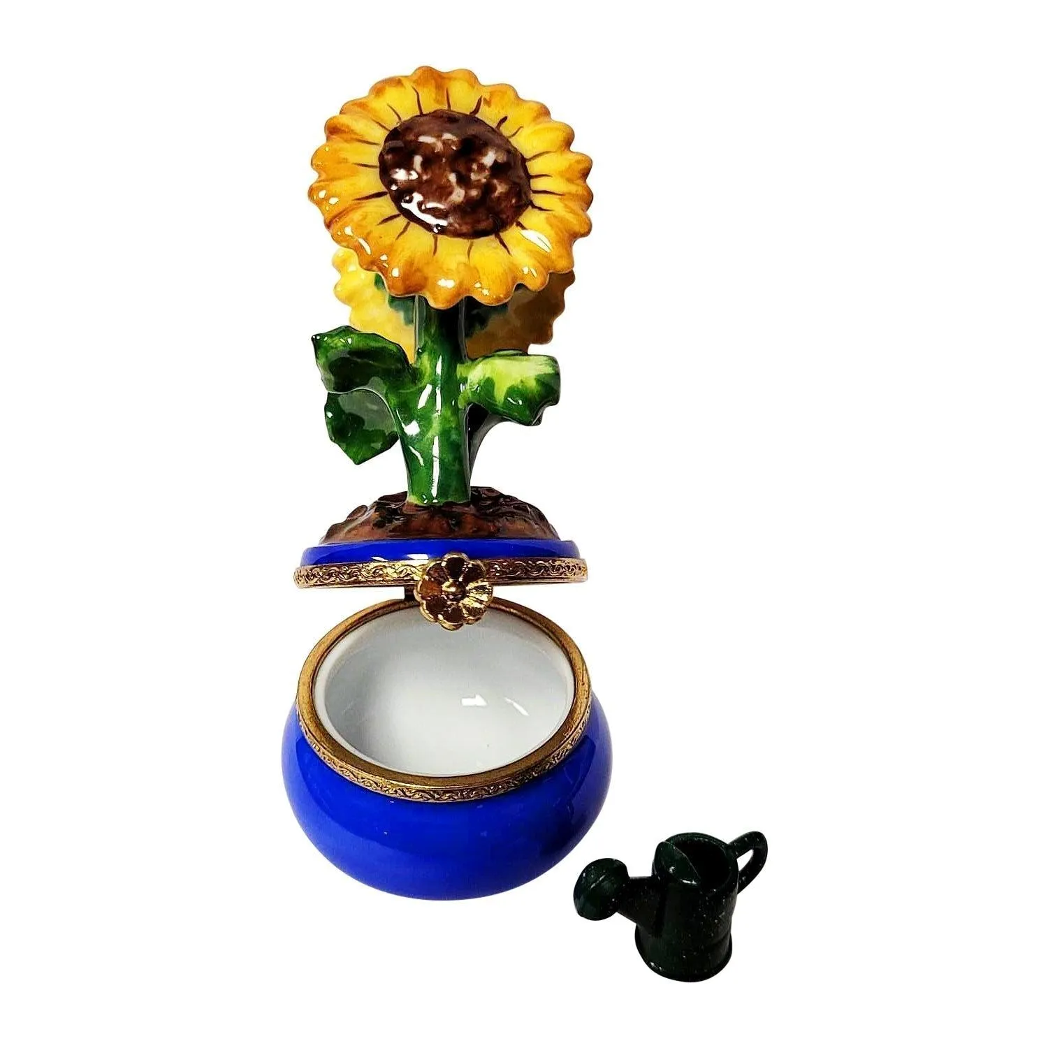 Removable Watering Can Sunflowers in Pot