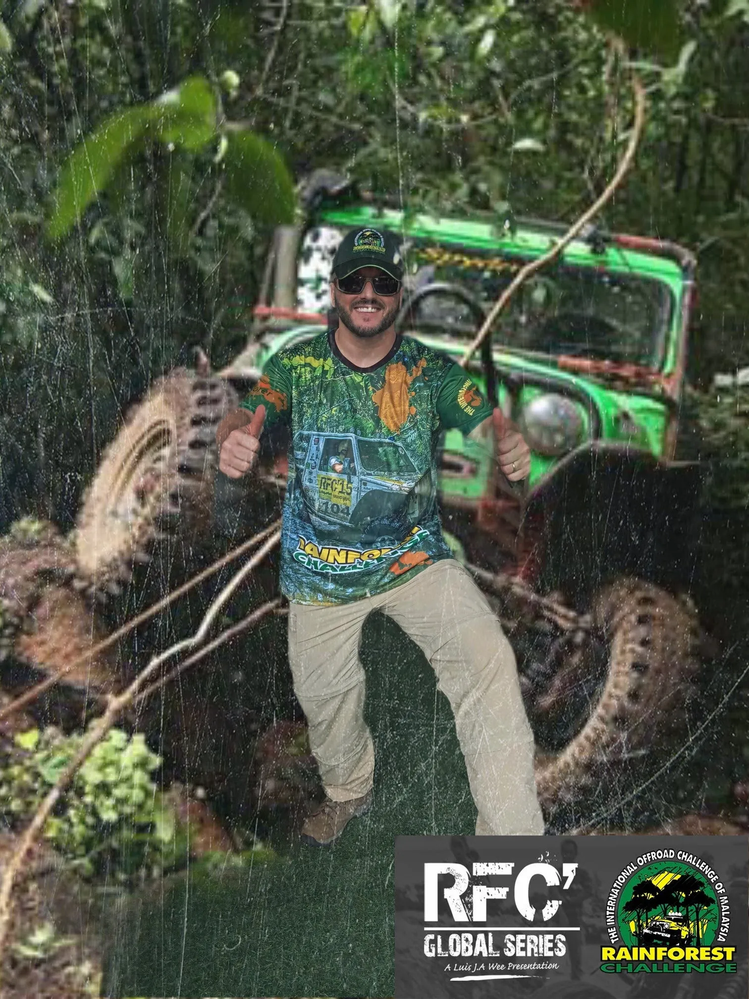 RFC RainForest Challenge - XL FULL SUBLIMATION ROUND NECK T-SHIRT 2018