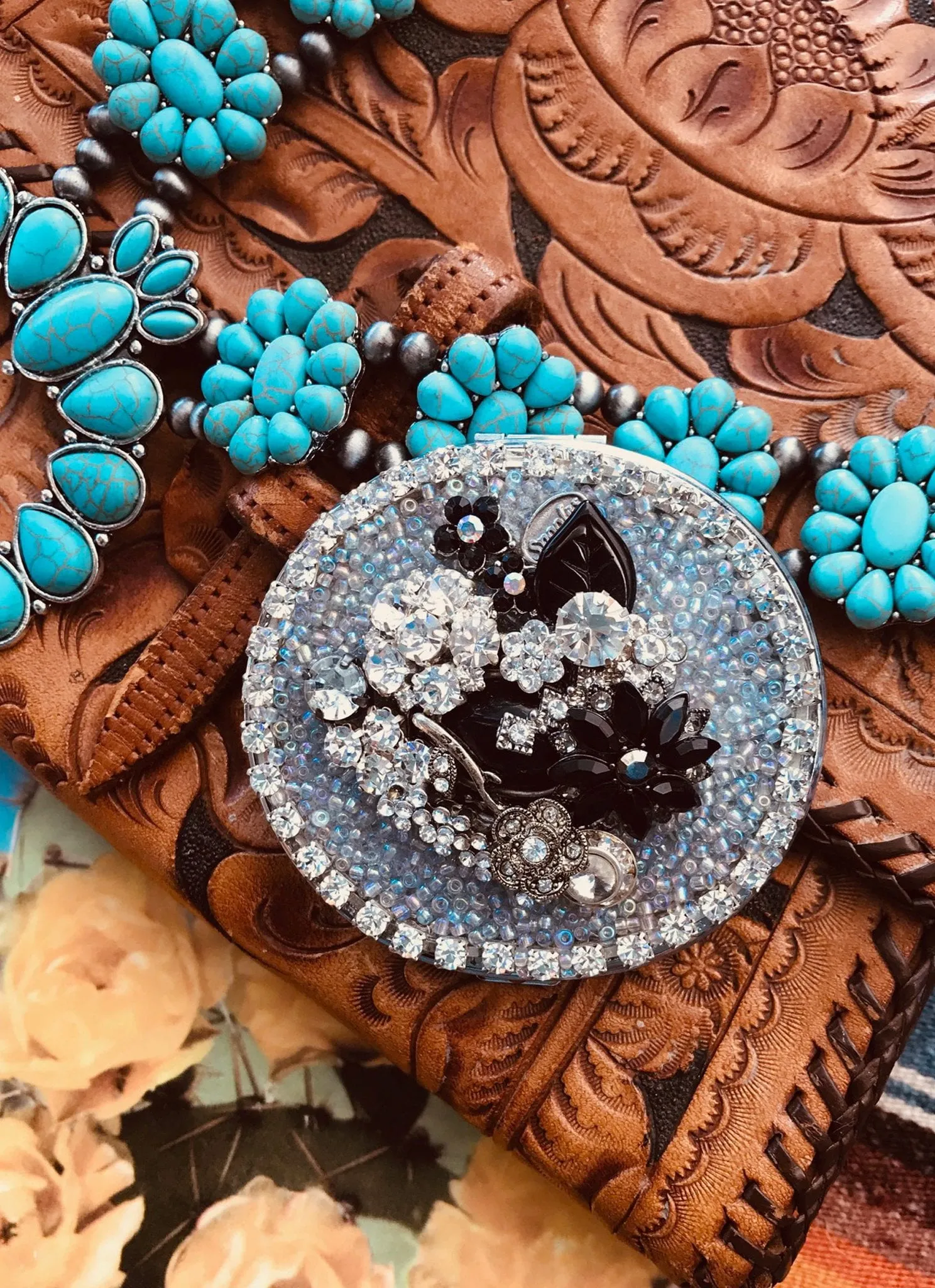 Rhinestone Cowgirl Compacts