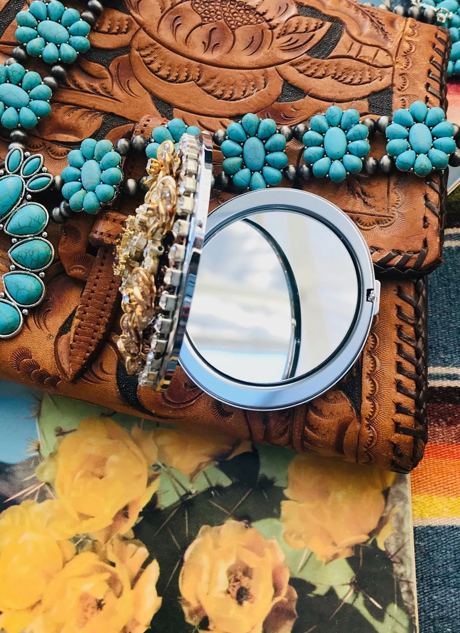 Rhinestone Cowgirl Compacts