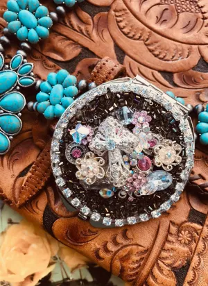 Rhinestone Cowgirl Compacts