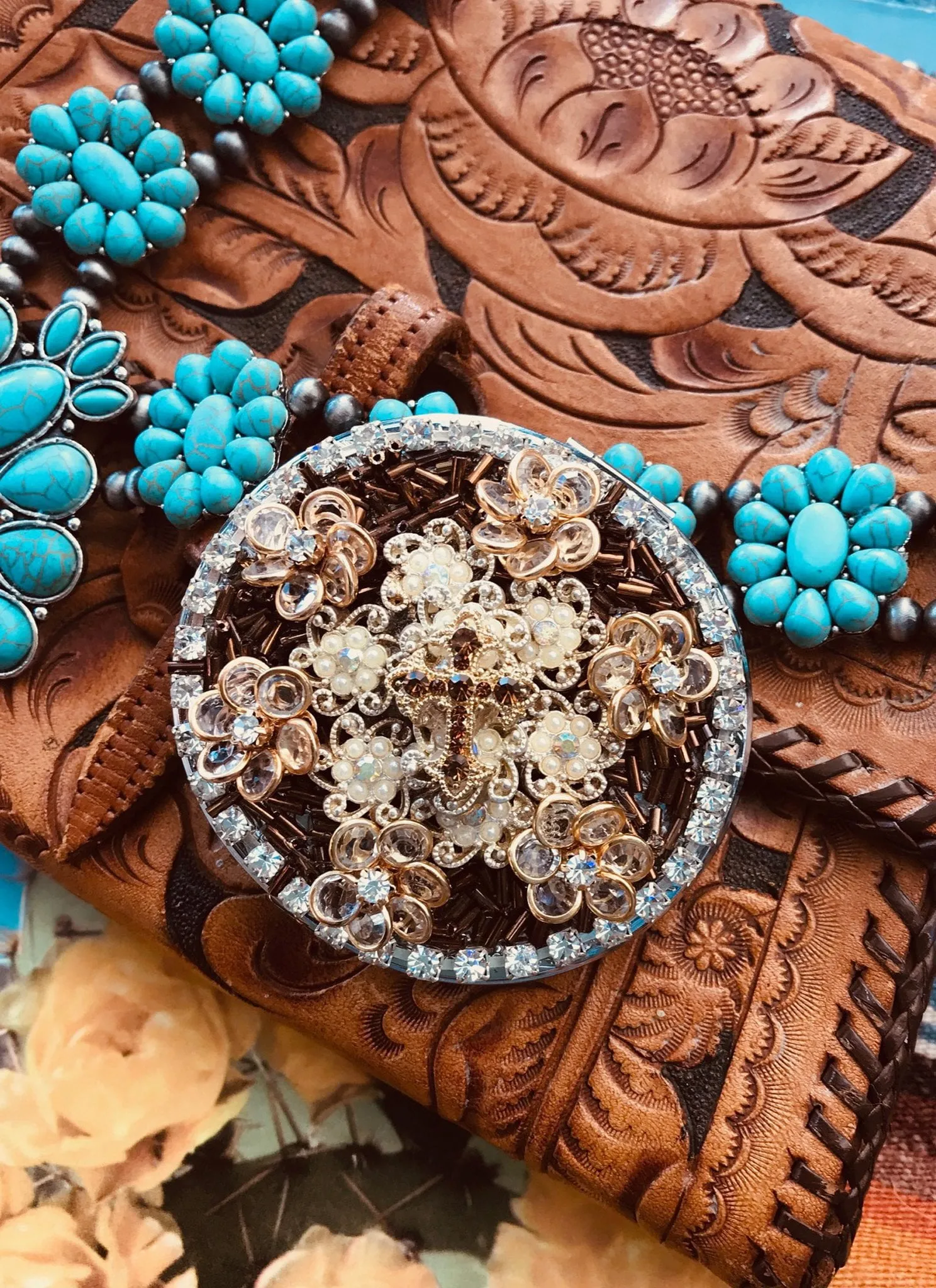 Rhinestone Cowgirl Compacts
