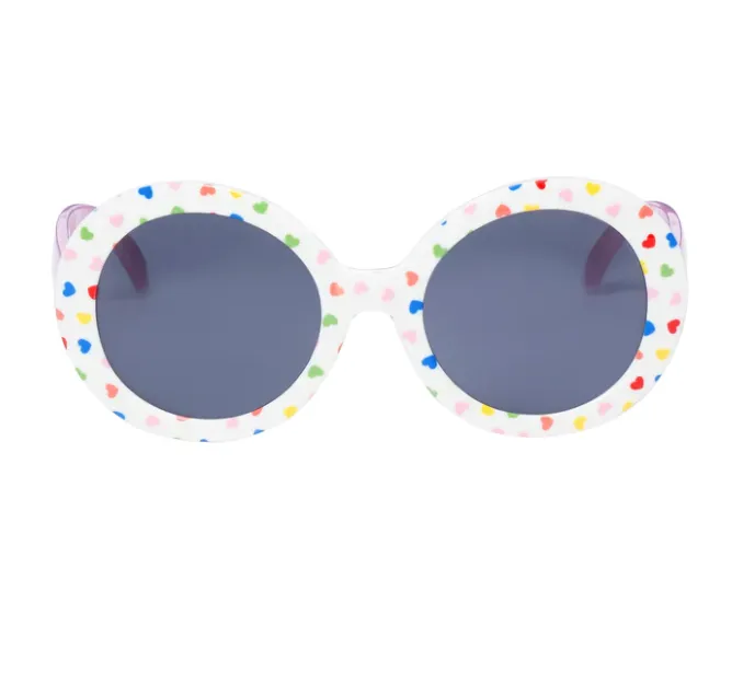 Rockahula Rainbow Hearts Sunglasses