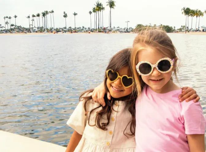 Rockahula Rainbow Hearts Sunglasses