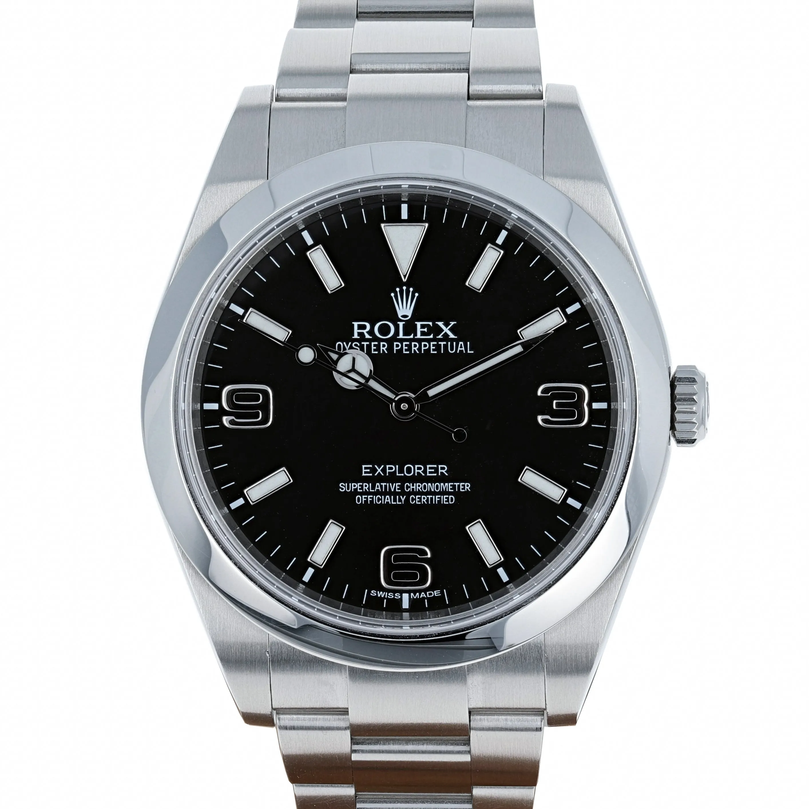 Rolex Explorer 214270 Mark I Automatic c. 2011-16 Oyster Steel Mint 39 mm