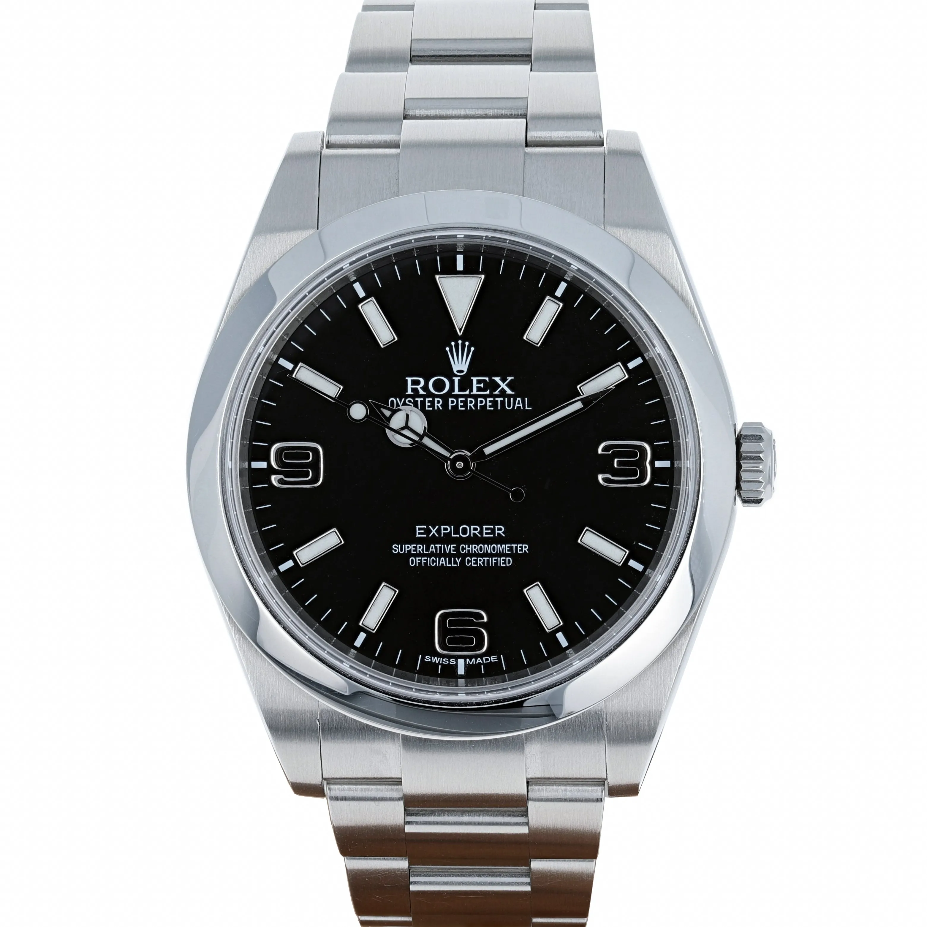Rolex Explorer 214270 Mark I Automatic c. 2011-16 Oyster Steel Mint 39 mm