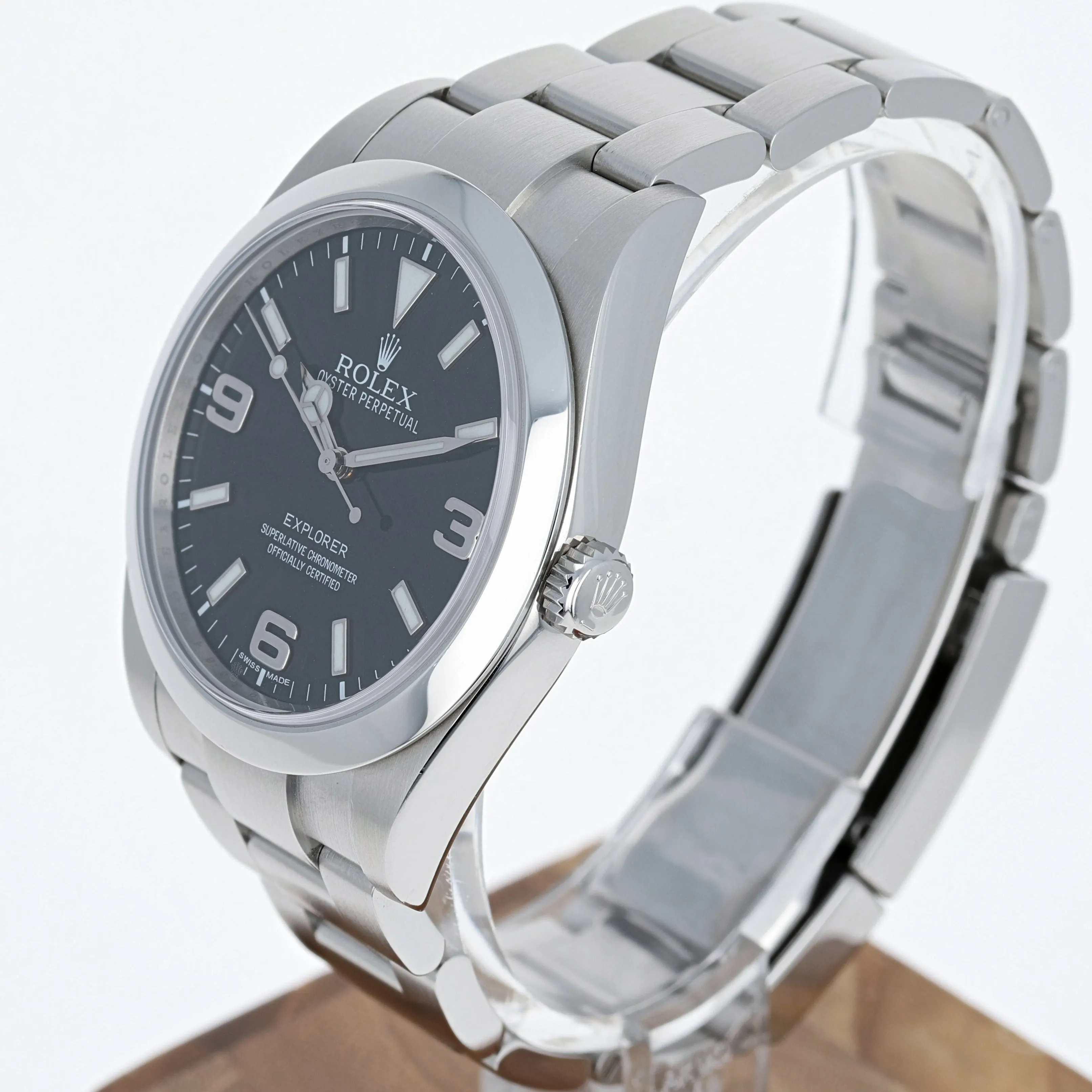 Rolex Explorer 214270 Mark I Automatic c. 2011-16 Oyster Steel Mint 39 mm