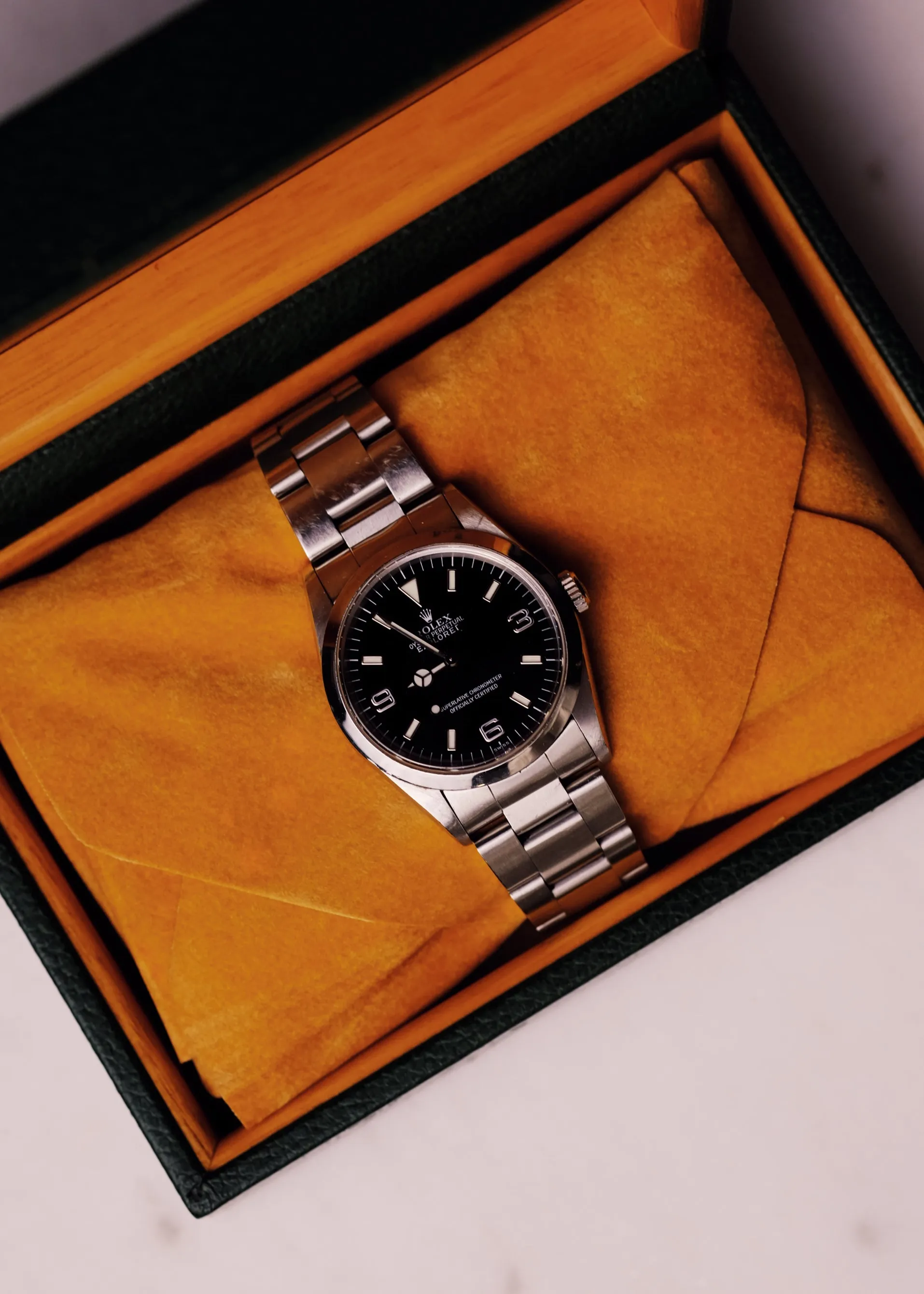 Rolex Explorer i 14270 'Swiss' Only Dial w/Box - 1999