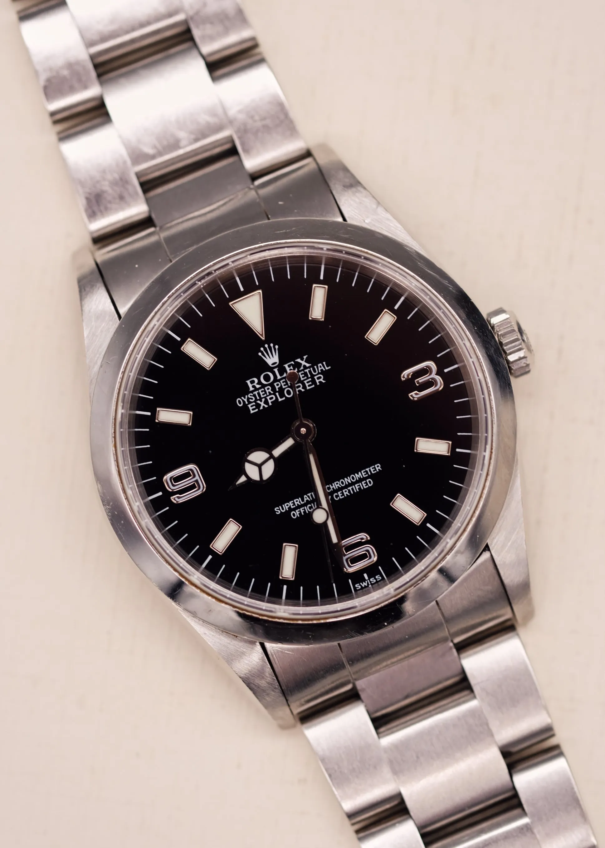 Rolex Explorer i 14270 'Swiss' Only Dial w/Box - 1999
