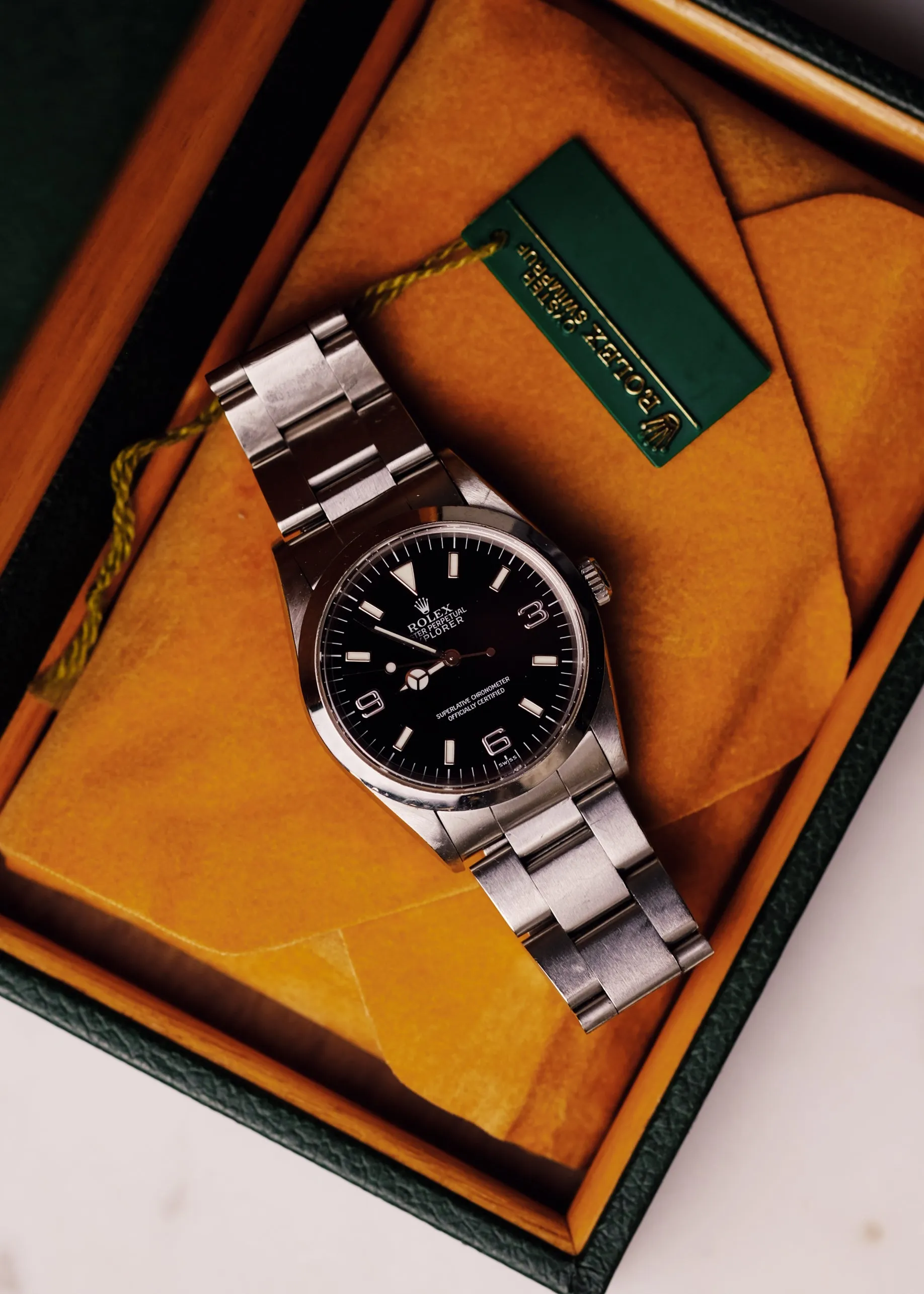 Rolex Explorer i 14270 'Swiss' Only Dial w/Box - 1999
