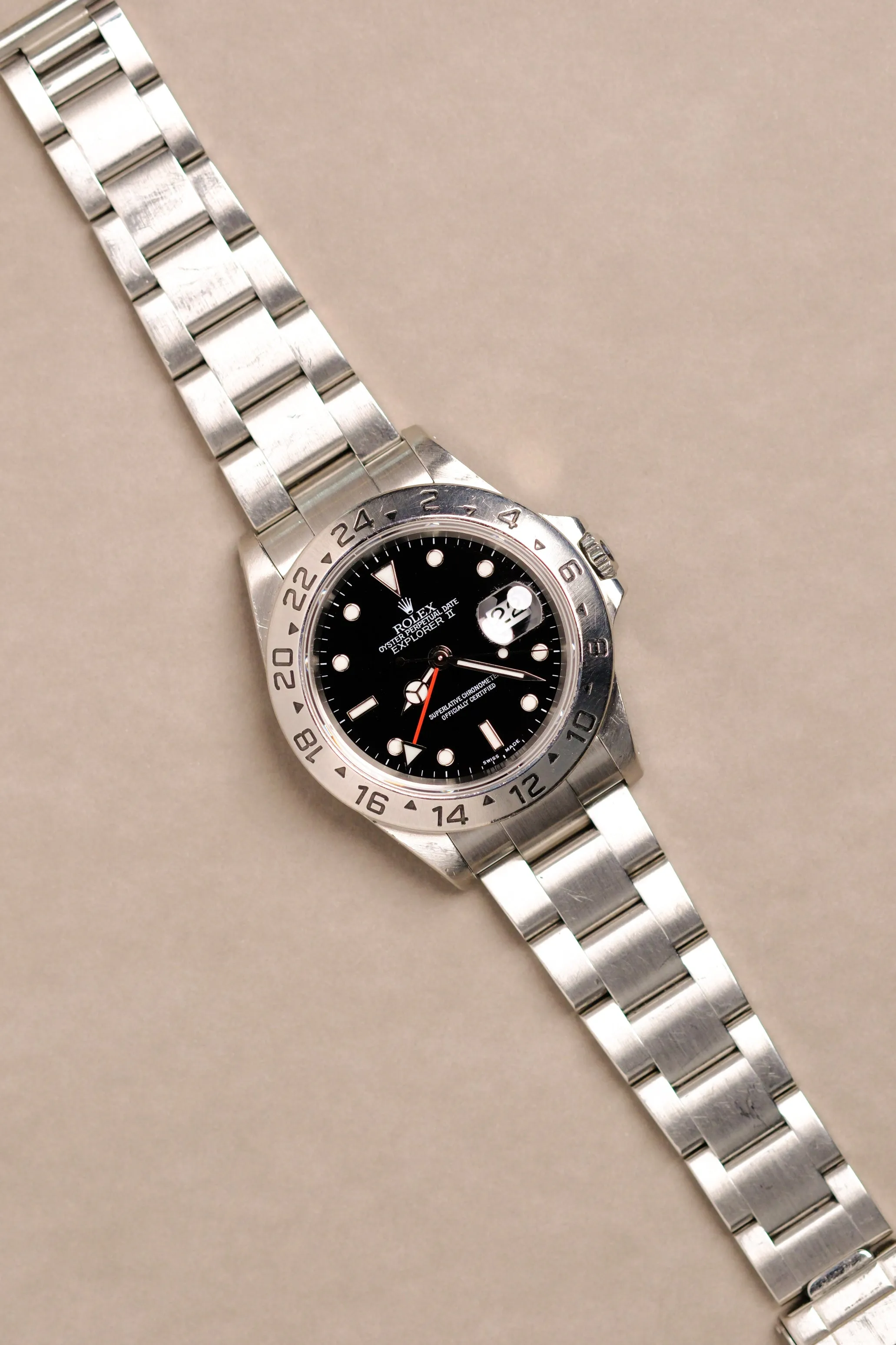 Rolex Explorer ii 16570 Black Dial -  2000
