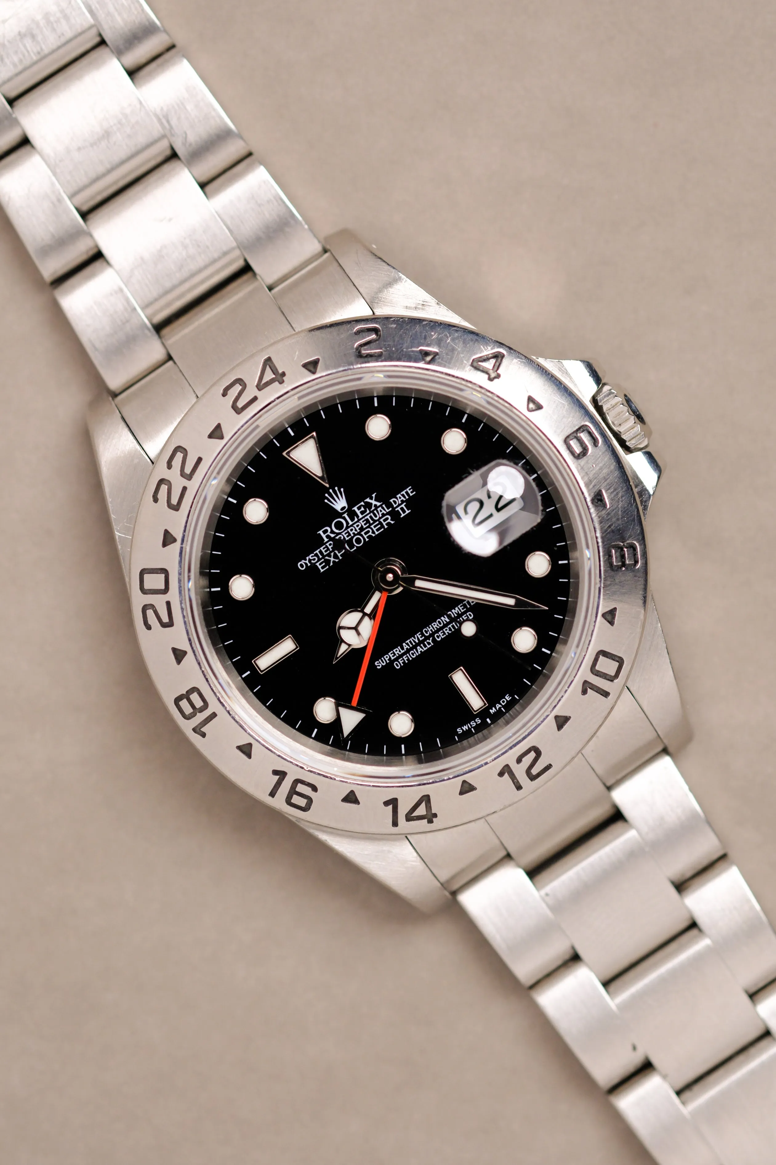 Rolex Explorer ii 16570 Black Dial -  2000