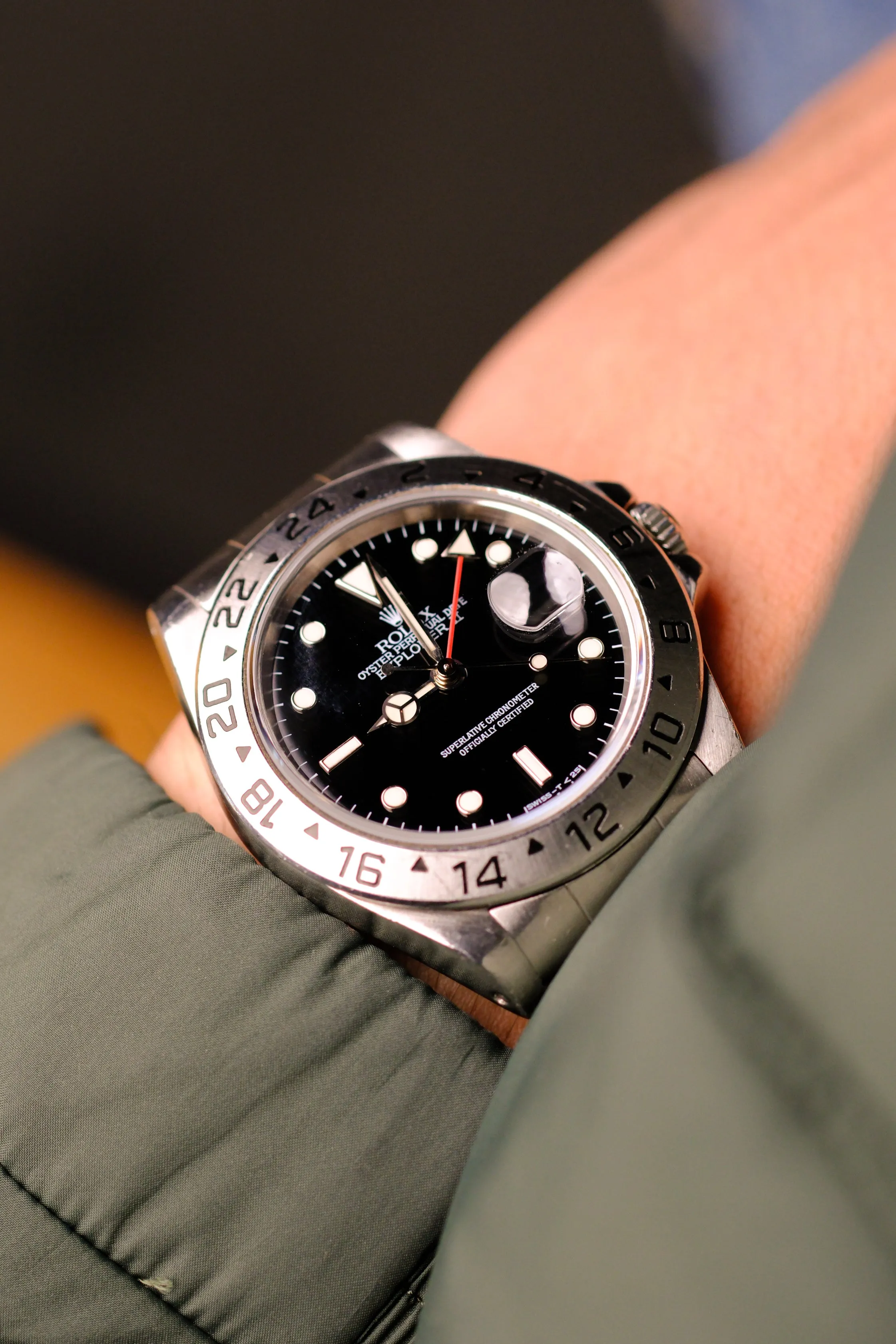 Rolex Explorer ii 16570 Cream Patina - 1996