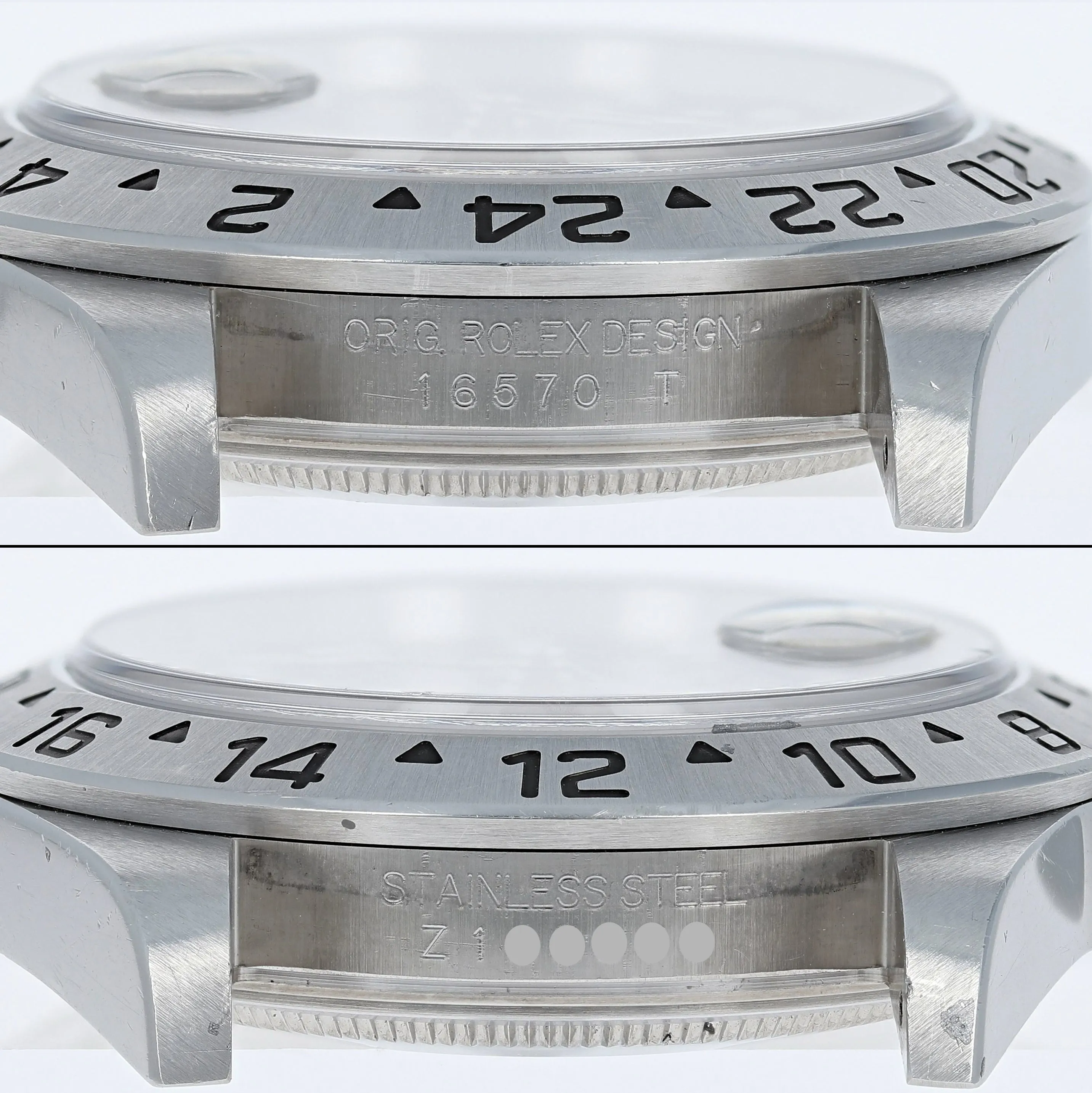 Rolex Explorer II 16570 T Black 2006 Unpolished No Holes Oyster Steel 40 mm