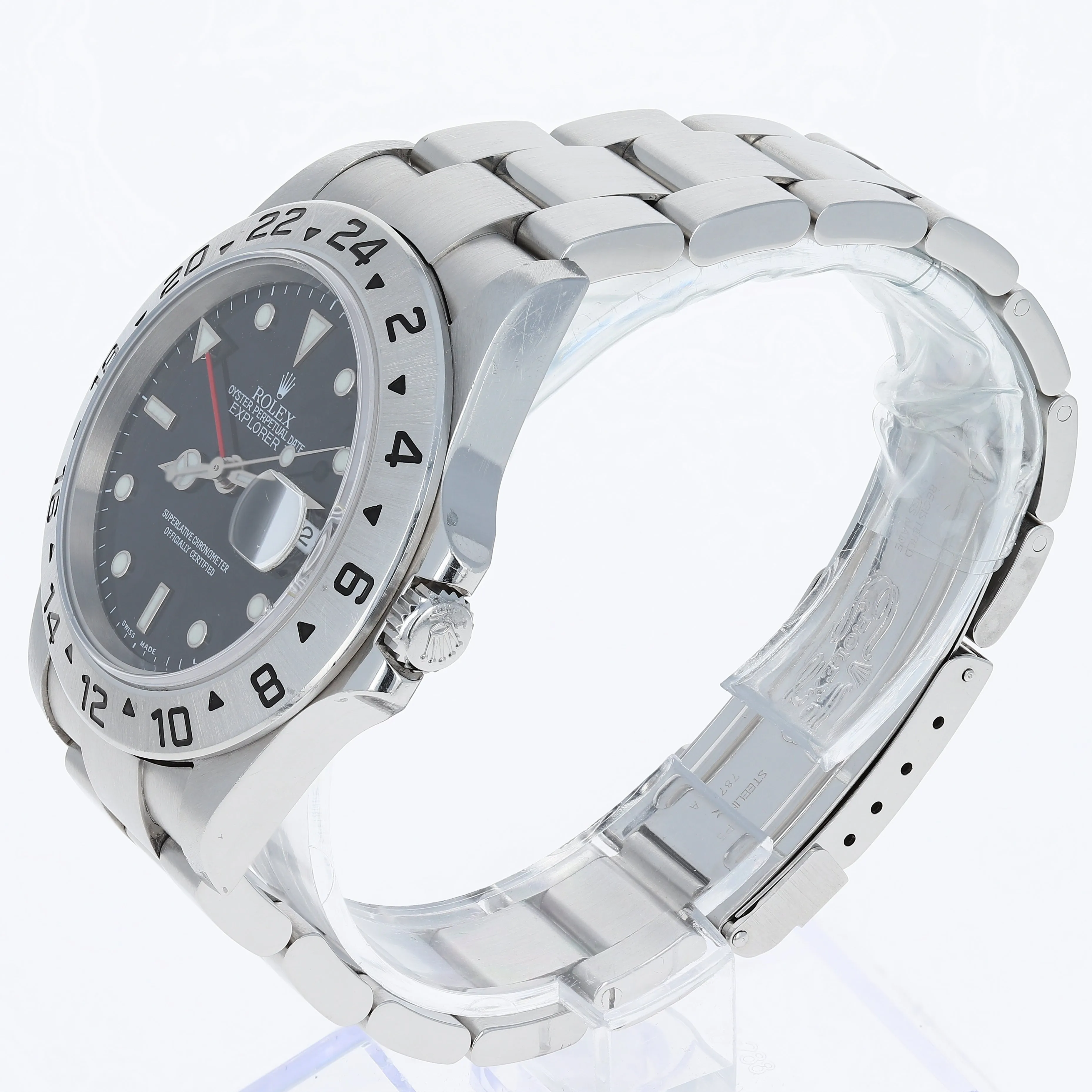 Rolex Explorer II 16570 T Black 2006 Unpolished No Holes Oyster Steel 40 mm