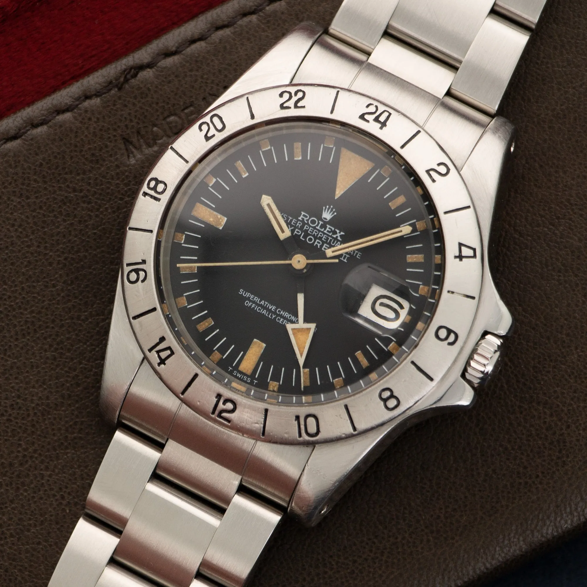 Rolex Explorer II Orange Hand Straight Seconds Ref. 1655