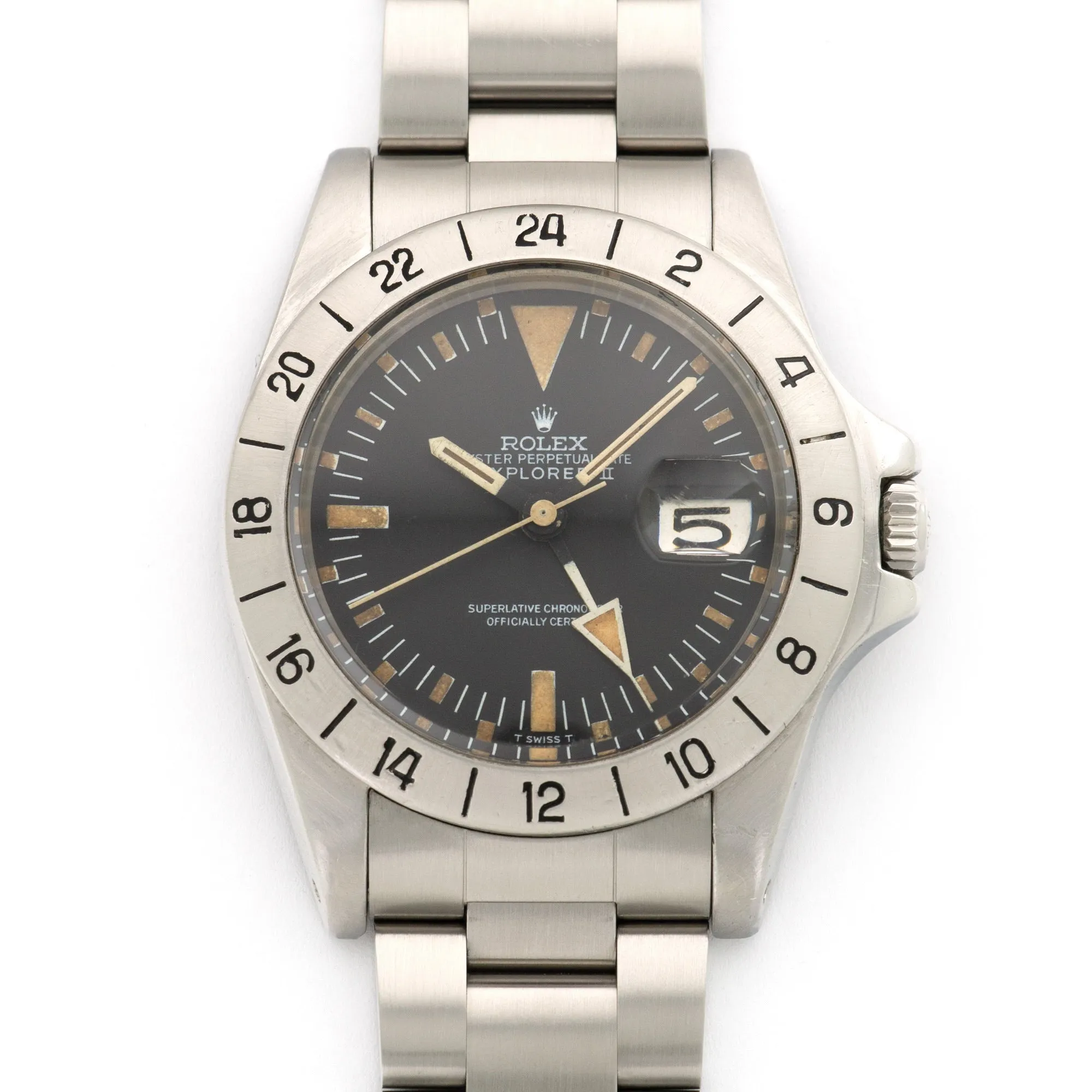 Rolex Explorer II Orange Hand Straight Seconds Ref. 1655