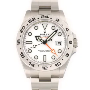 Rolex Explorer II White 42mm Watch Ref. 216570