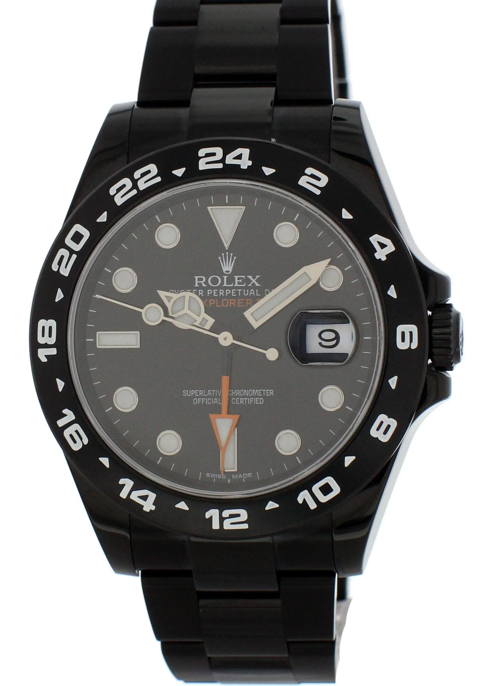 Rolex Oyster Perpetual Explorer II 16570 PVD Mens Watch