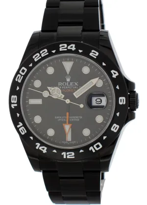 Rolex Oyster Perpetual Explorer II 16570 PVD Mens Watch
