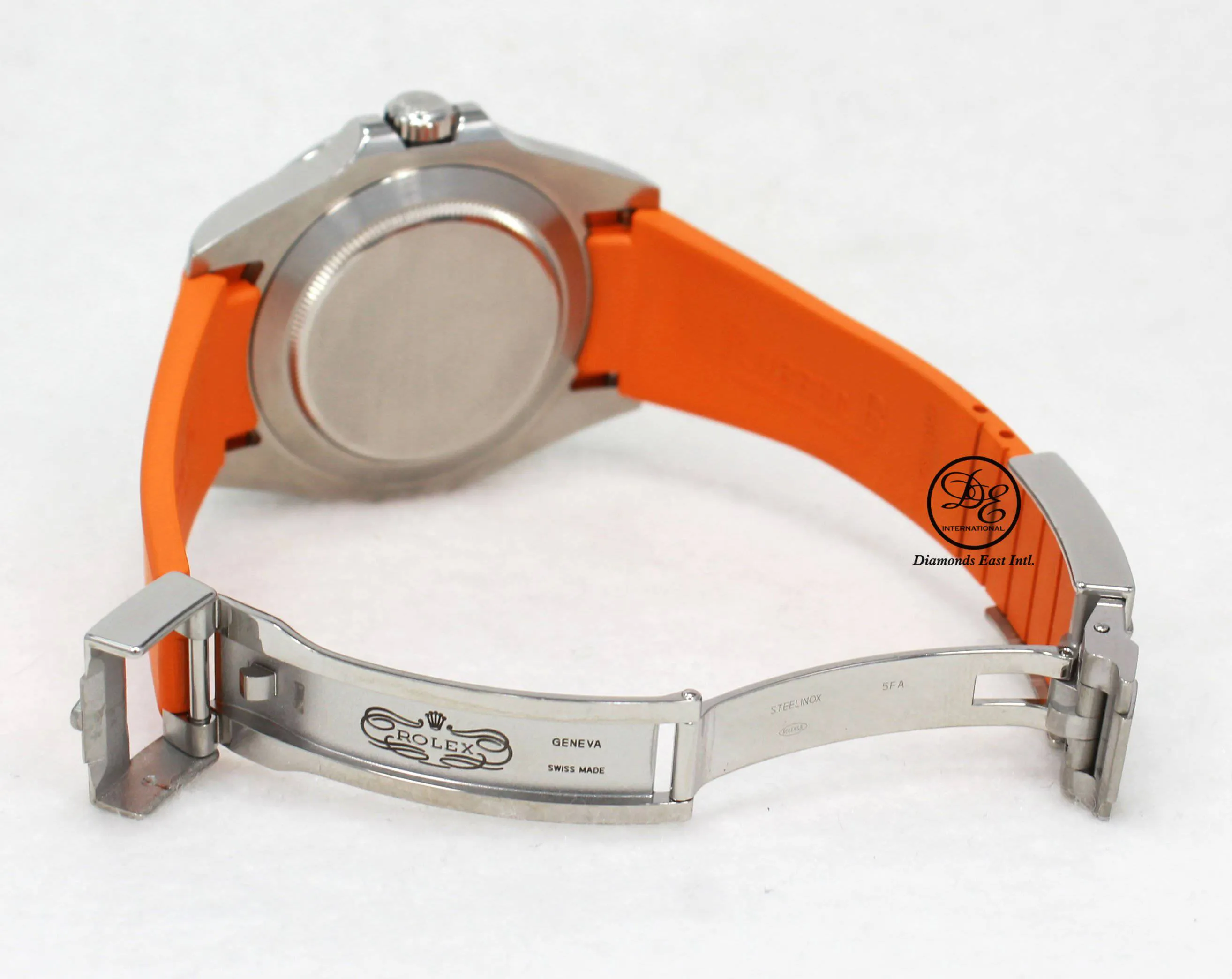 Rolex Oyster Perpetual Explorer II 216570 White Dial Orange Rubber B