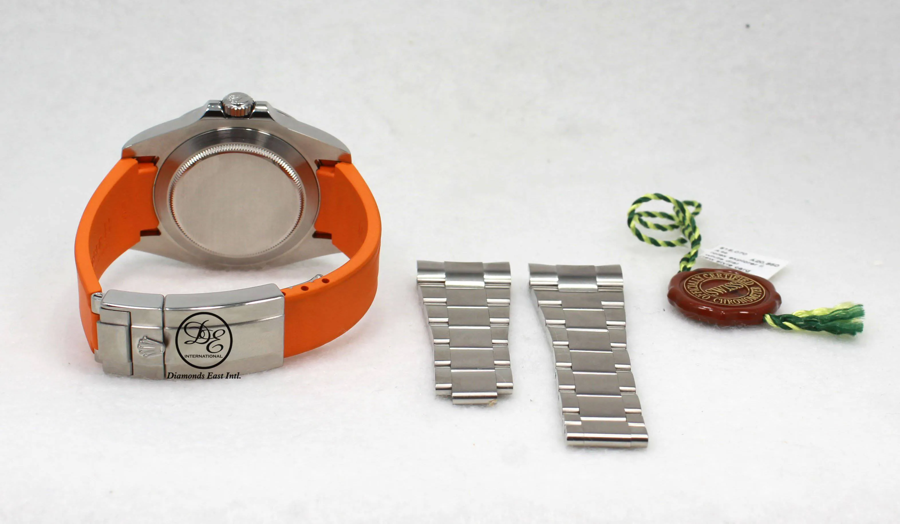 Rolex Oyster Perpetual Explorer II 216570 White Dial Orange Rubber B