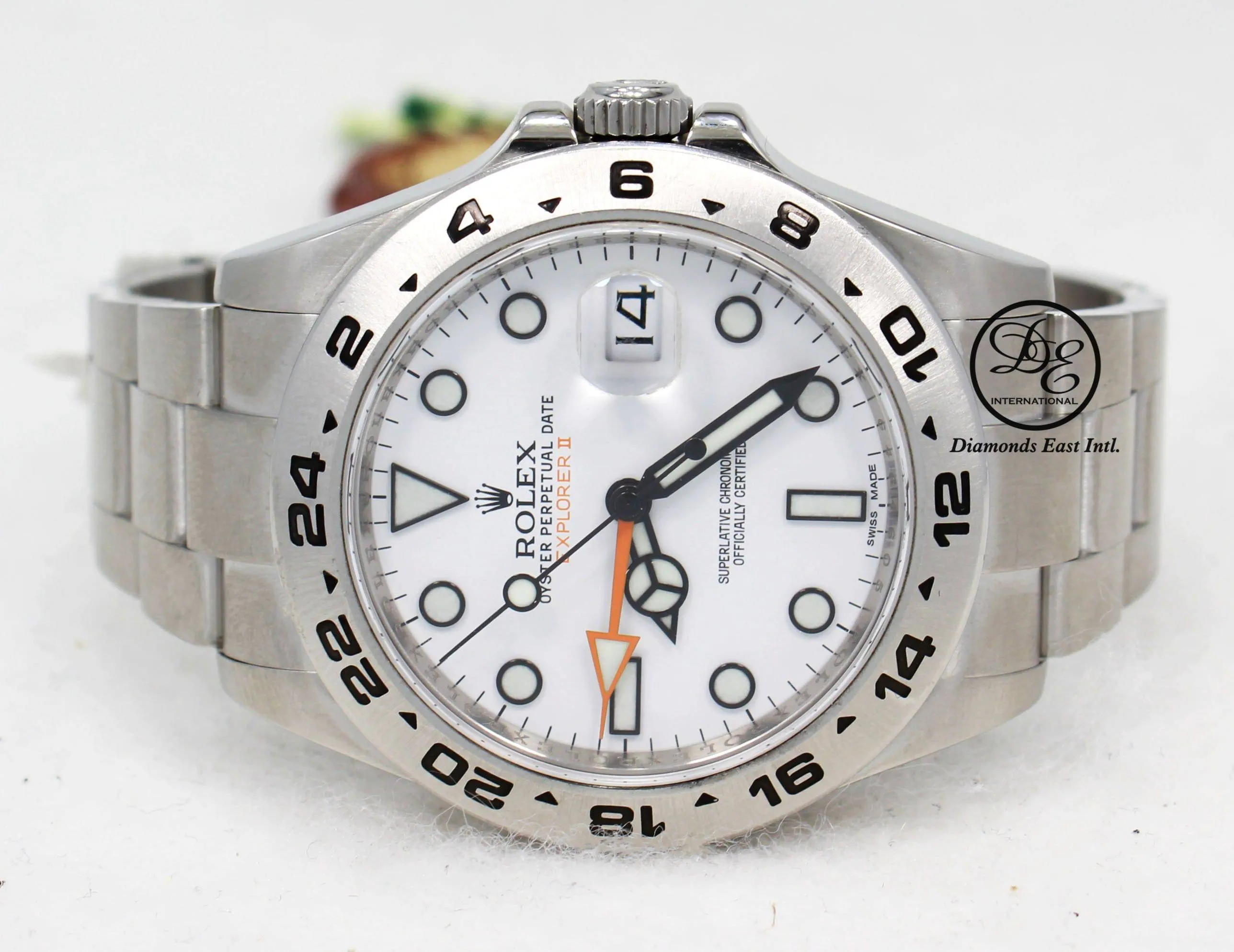 Rolex Oyster Perpetual Explorer II 216570 White Dial PAPERS