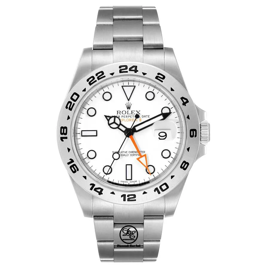 Rolex Oyster Perpetual Explorer II 216570 White Dial PAPERS