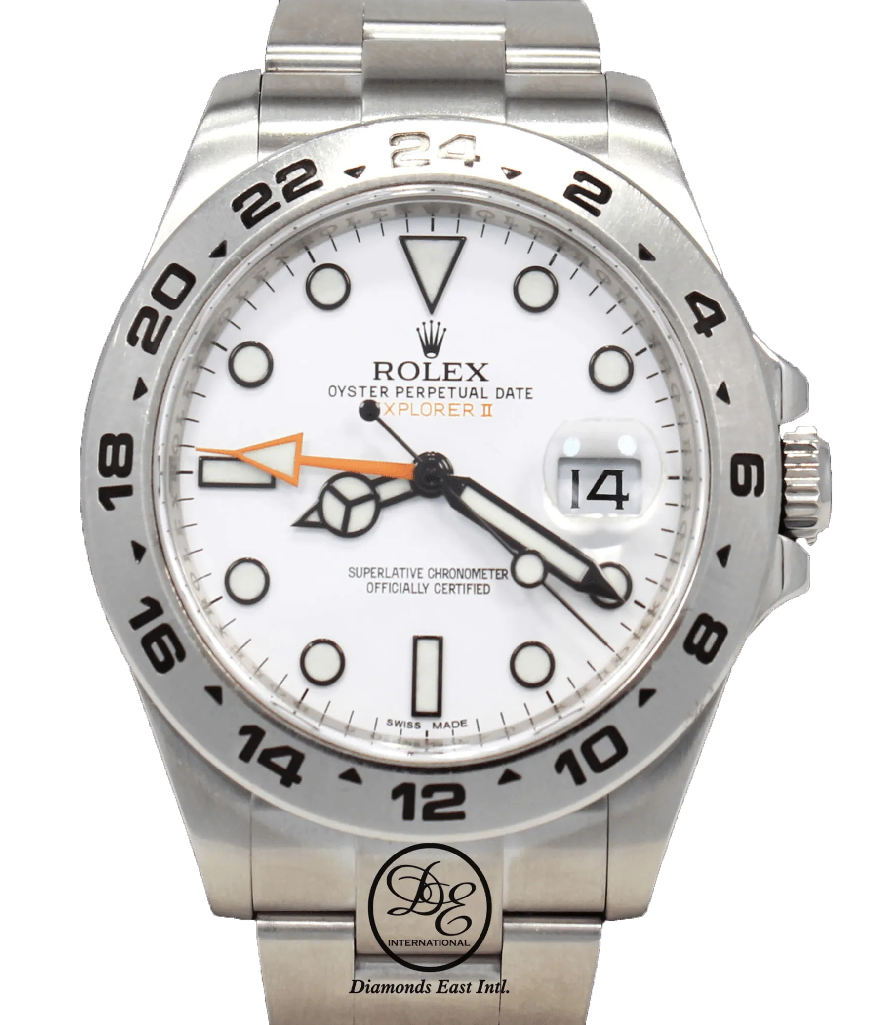 Rolex Oyster Perpetual Explorer II 216570 White Dial PAPERS