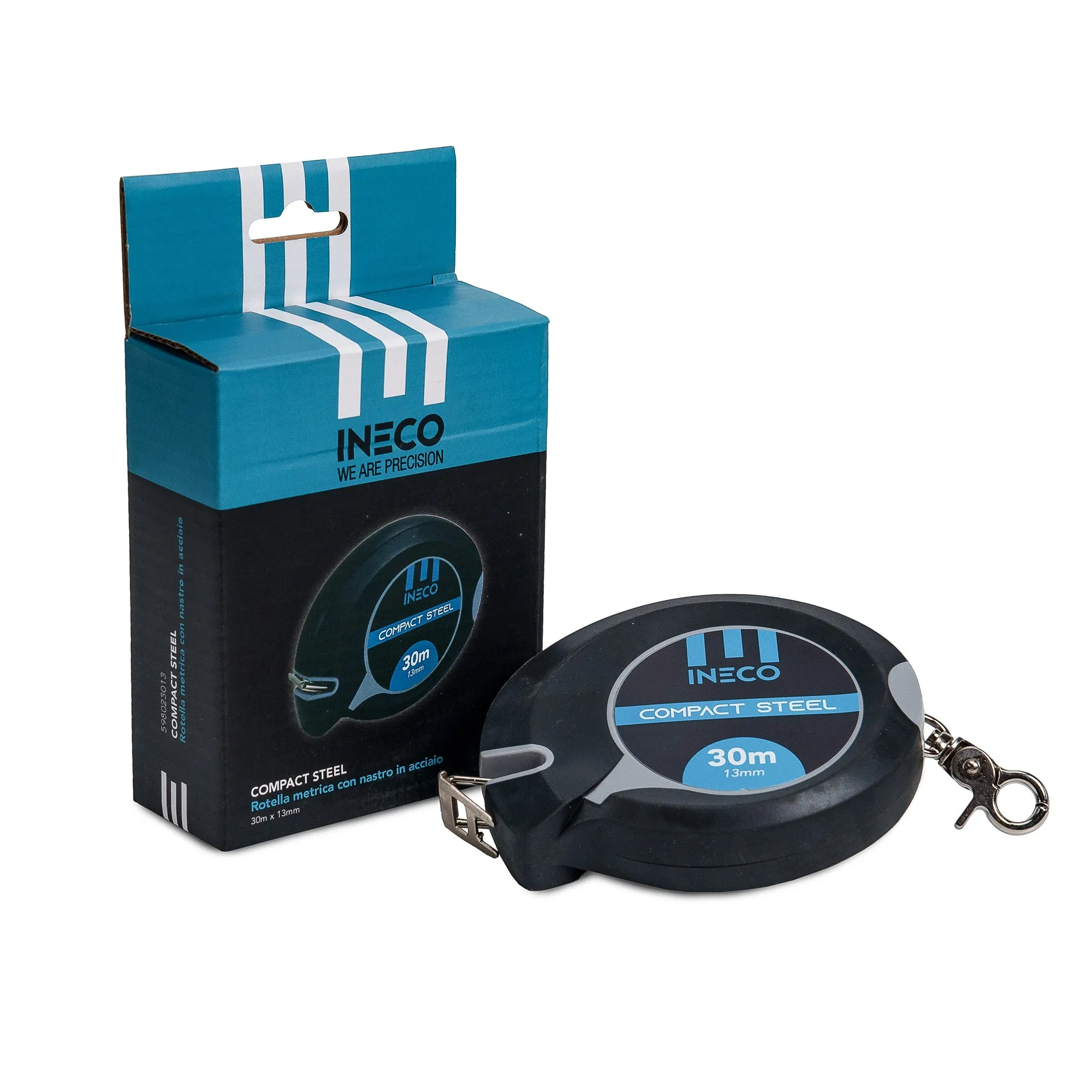 Rotella metrica “COMPACT STEEL” con nastro in acciaio.