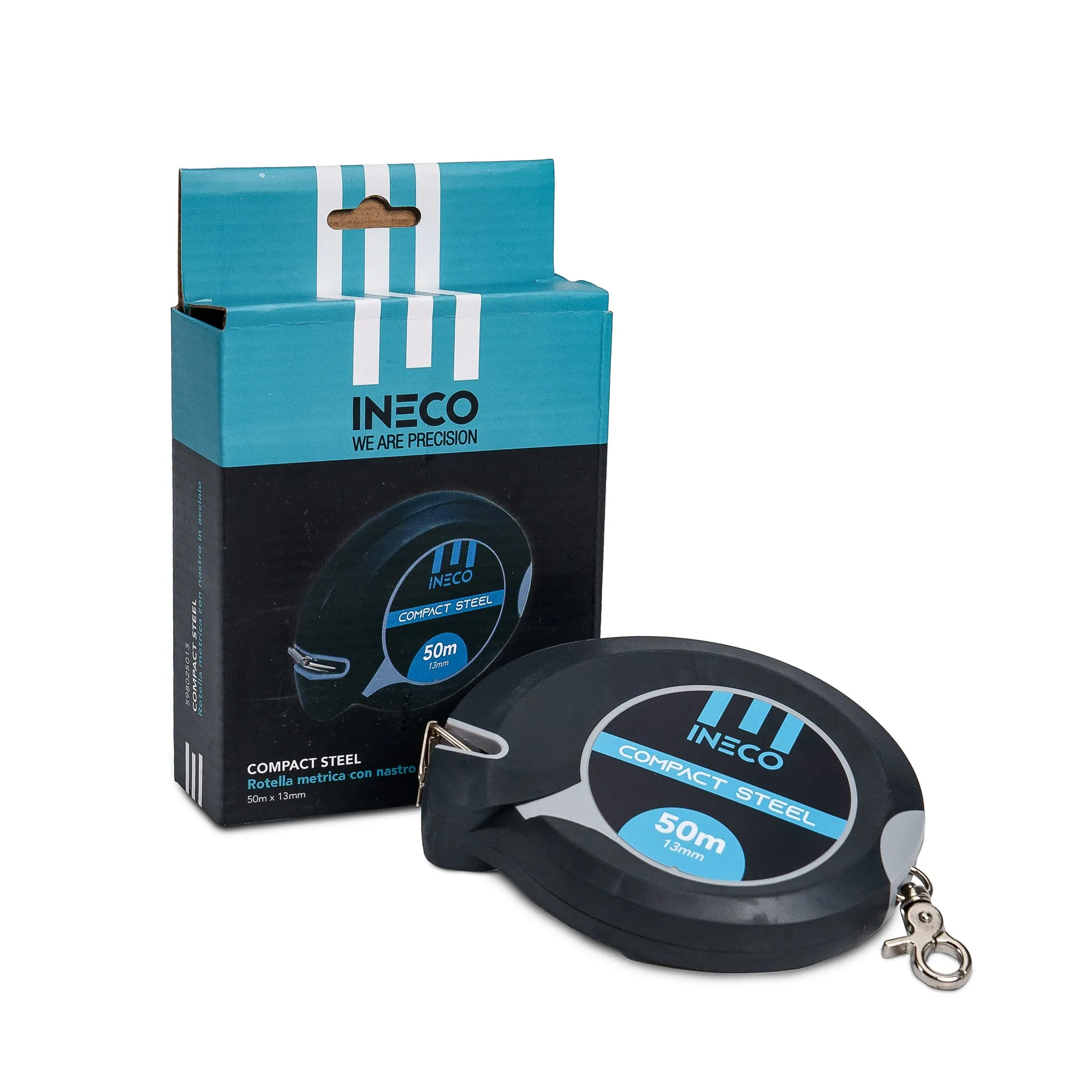 Rotella metrica “COMPACT STEEL” con nastro in acciaio.