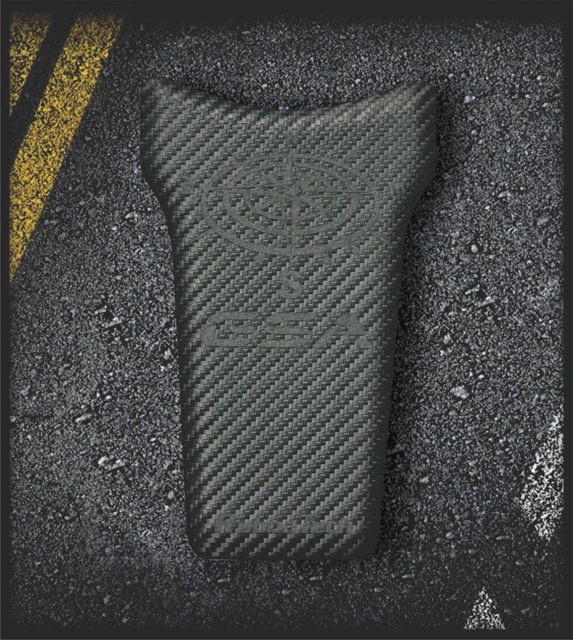 Rubbatech tankpad met kompas en gsa opdruk voor de R 1200 en R 1250 GSA