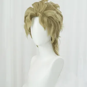 Rulercosplay Anime JoJo's Bizarre Adventure Dio Brando Golden Medium Cosplay Wig