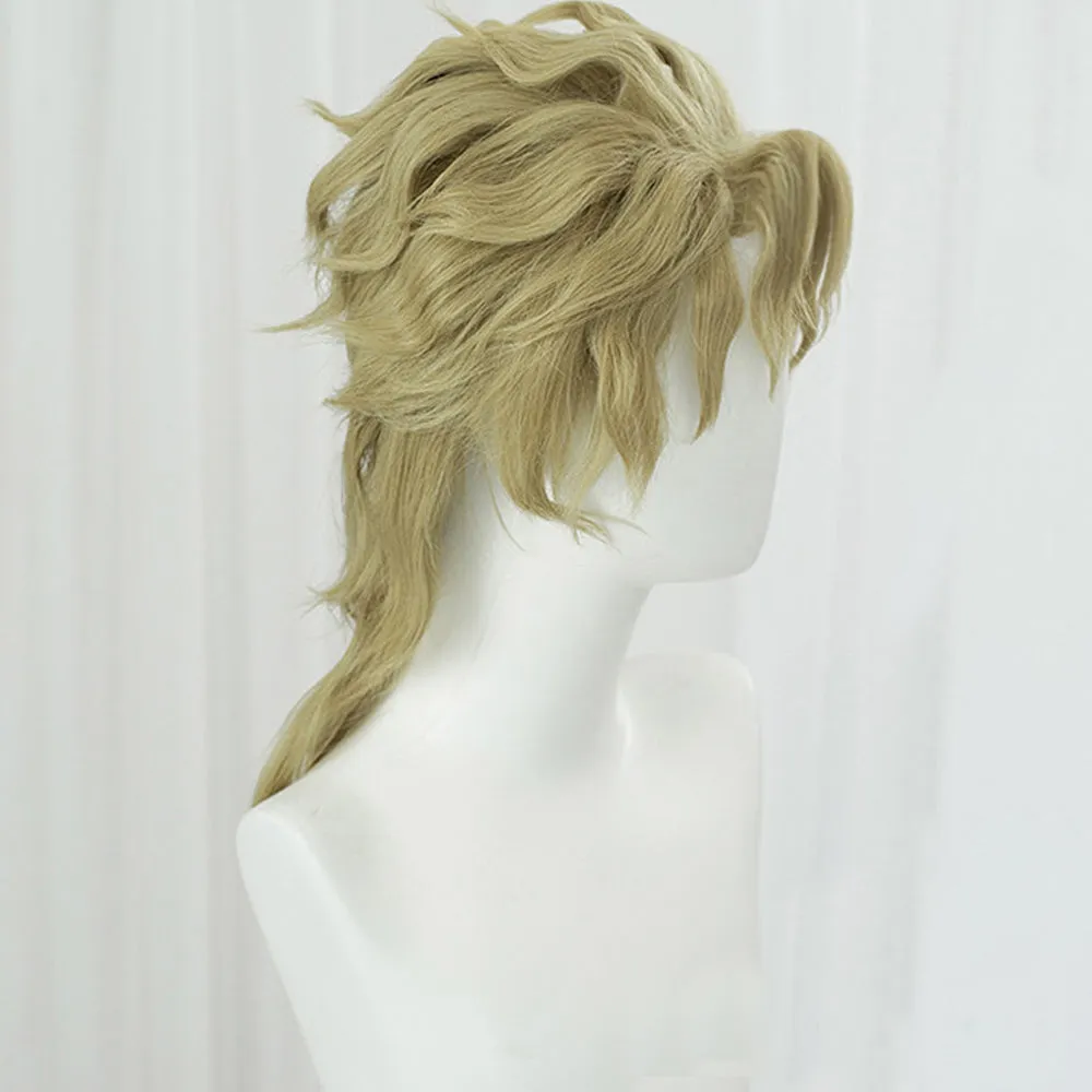 Rulercosplay Anime JoJo's Bizarre Adventure Dio Brando Golden Medium Cosplay Wig