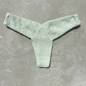 Sage Textured Capri Bikini Bottom