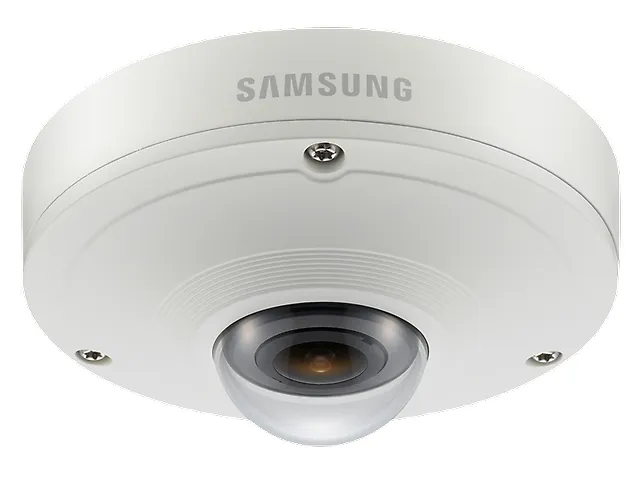 Samsung Wisenet Snf 8010 Camara Fisheye 5 Mp Interior Día/Noche Video Análisis