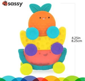 Sassy Toys Stacking Fruit Cars