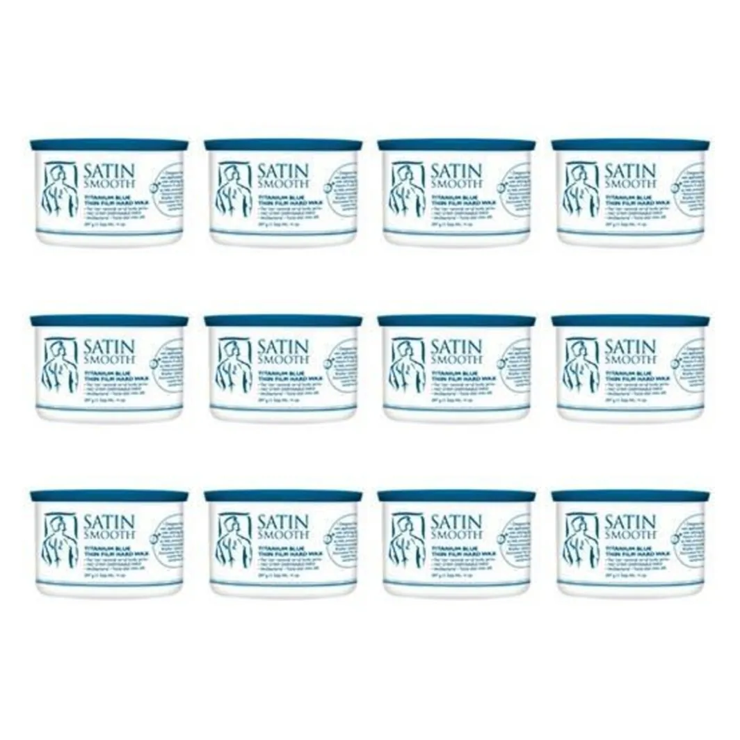 Satin Smooth - Wax Pot - Titanium Blue Hard Wax 14oz.