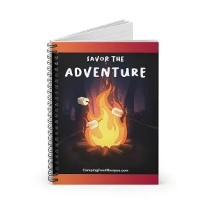 Savor the Adventure - Spiral Notebook - Ruled Line Interior