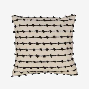 Scatter Cushion - Black Bobbles