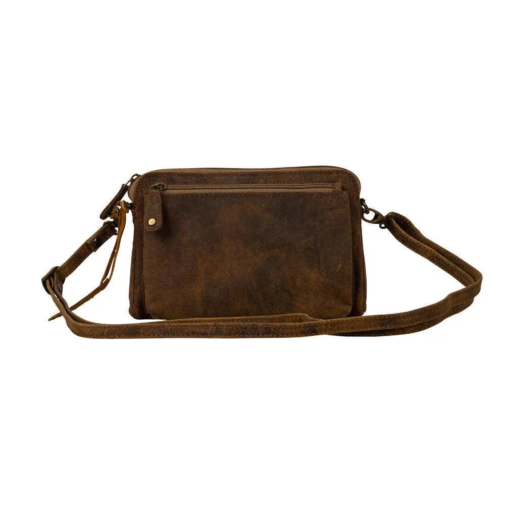 Secret Garden Leather Cross Body Bag
