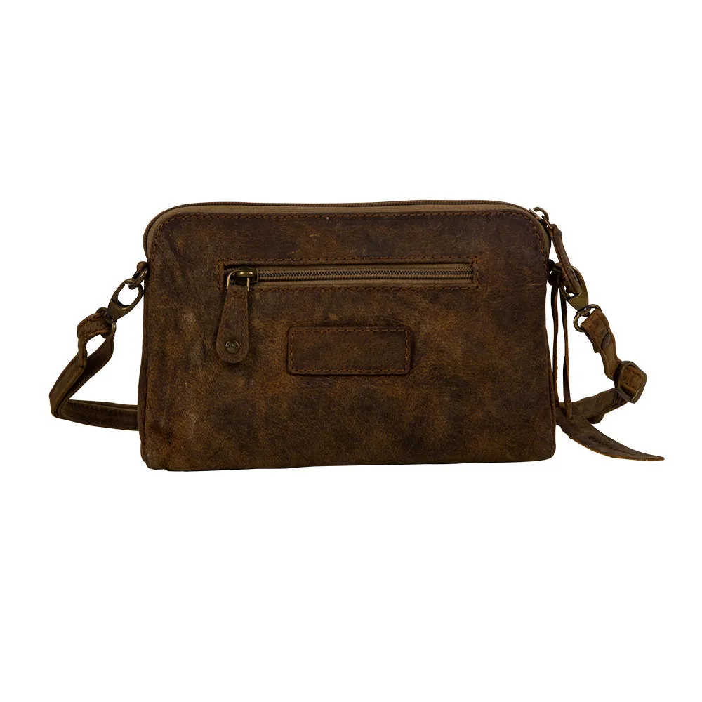 Secret Garden Leather Cross Body Bag