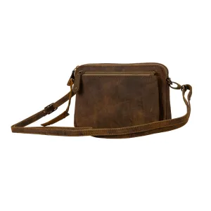 Secret Garden Leather Cross Body Bag