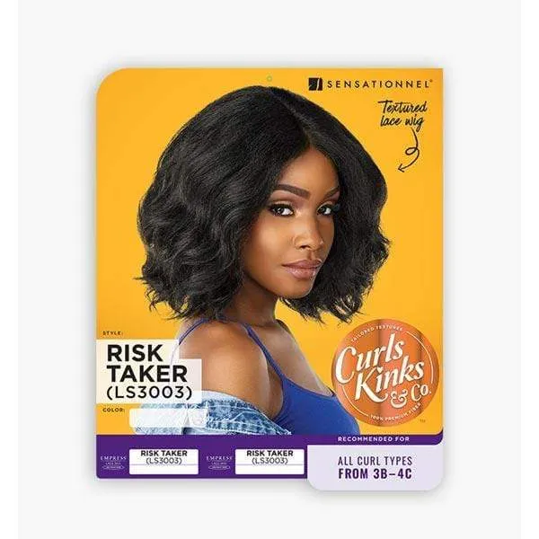 Sensationnel Empress Curls Kinks & Co Synthetic Lace Front Wig - RISK TAKER