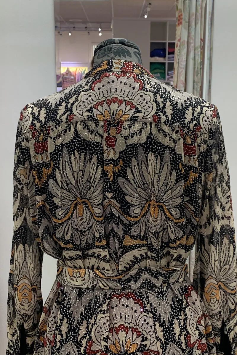 Sequined Patterned Dress