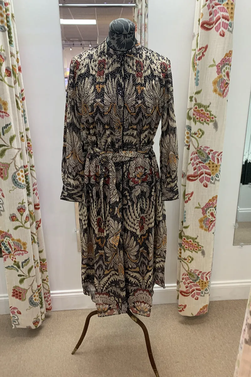 Sequined Patterned Dress