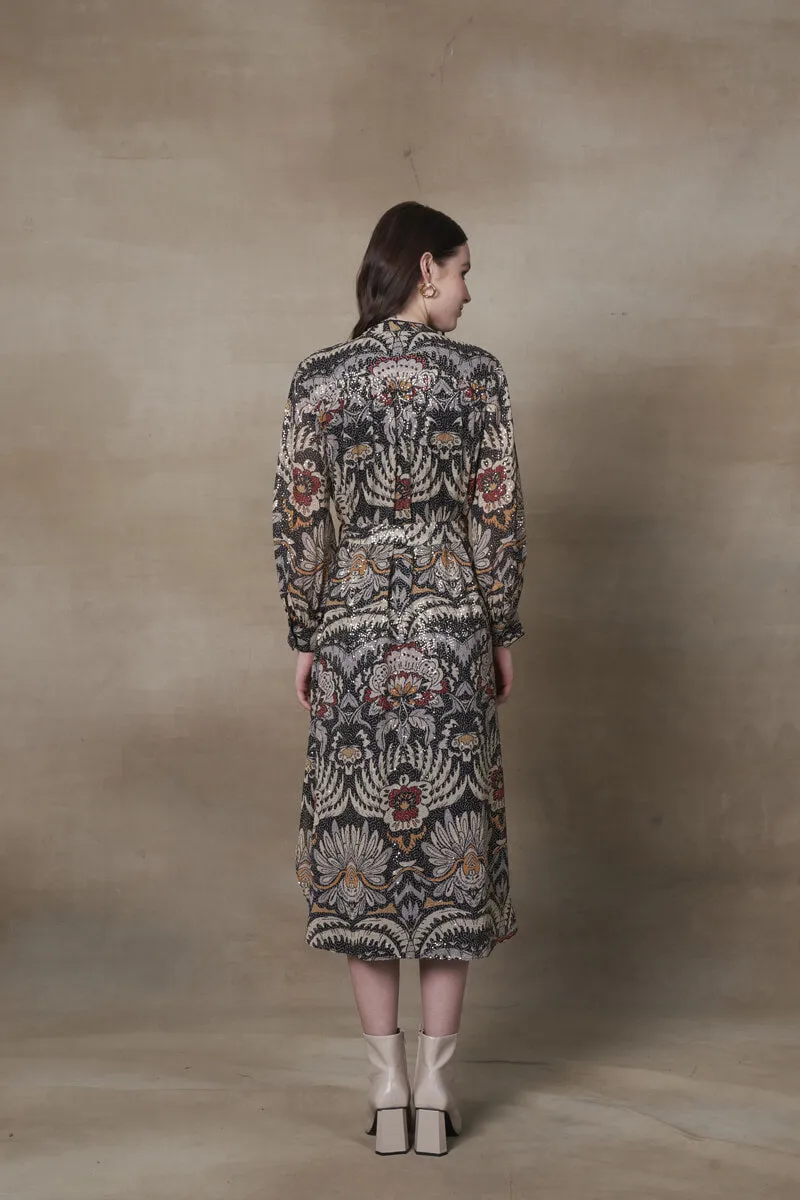 Sequined Patterned Dress