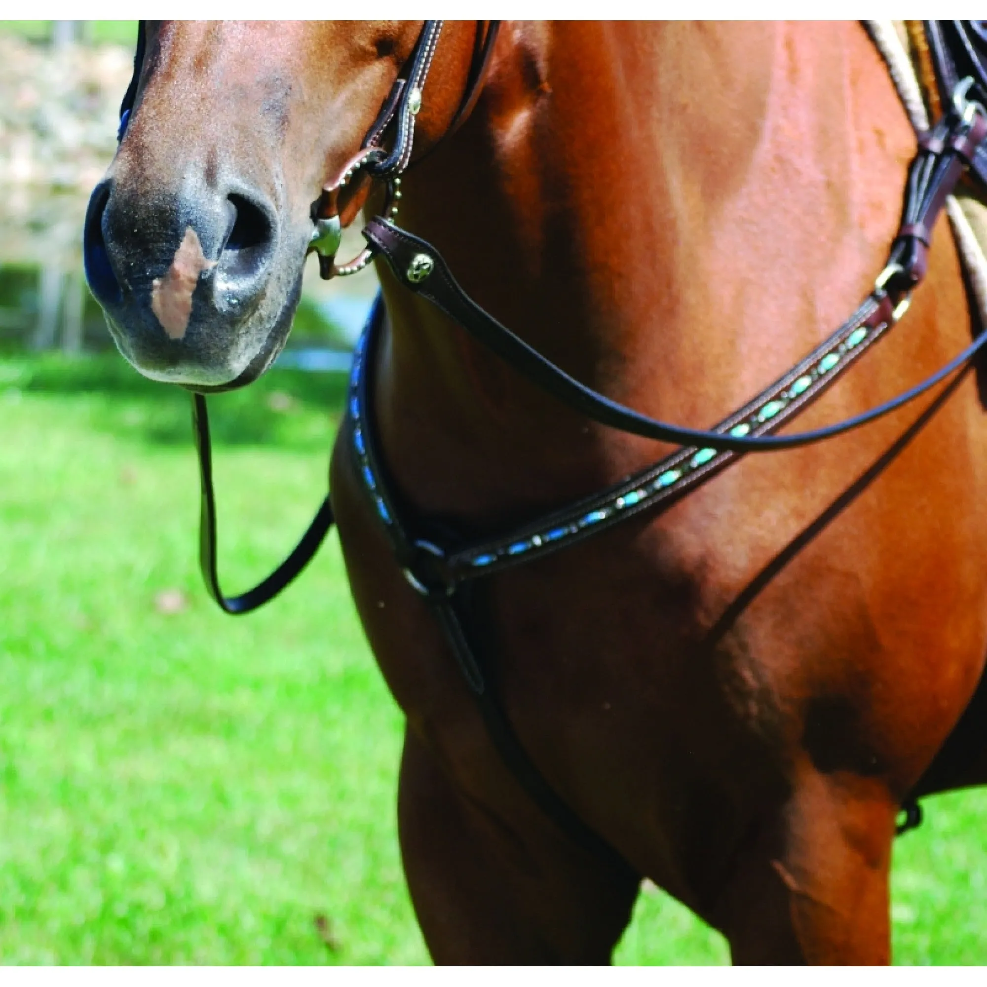 SIERRA Breastplate w/ Turquoise Inlay