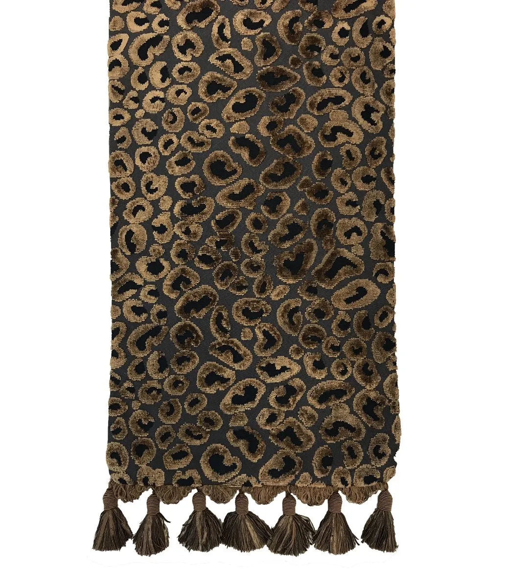 Small Luxury Table Runner Leopard Print