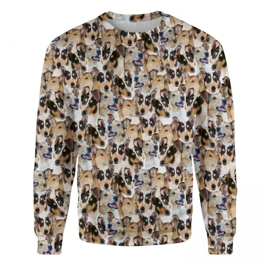 Smooth Fox Terrier - Full Face - Premium Sweatshirt